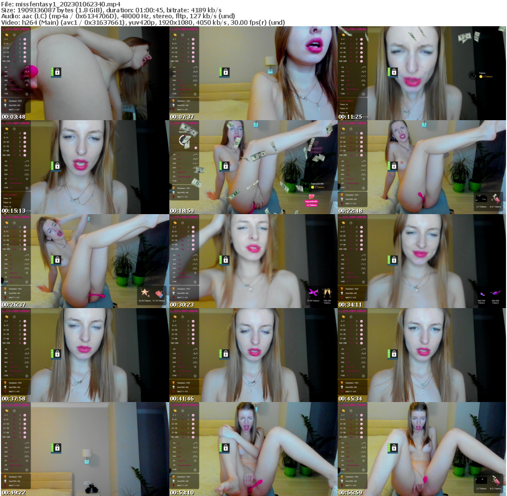 Preview thumb from missfentasy1 on 2023-01-06 @ bongacams