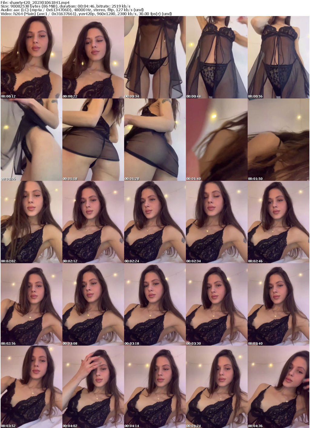 Preview thumb from shawty420 on 2023-01-06 @ bongacams