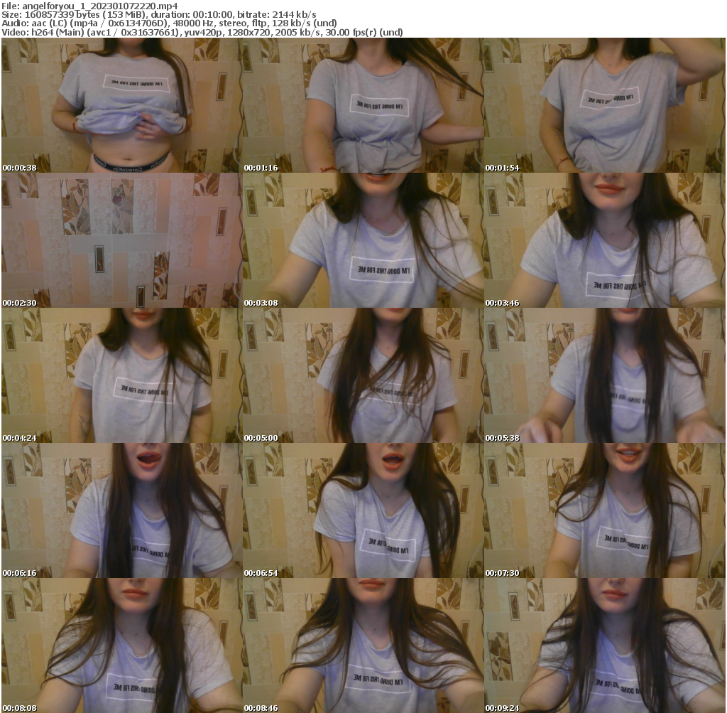 Preview thumb from angelforyou_1 on 2023-01-07 @ bongacams