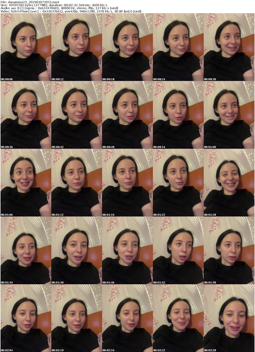 Preview thumb from danamina23 on 2023-01-07 @ bongacams