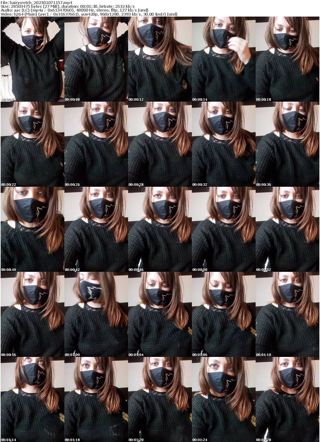 Preview thumb from hairycrotch on 2023-01-07 @ bongacams