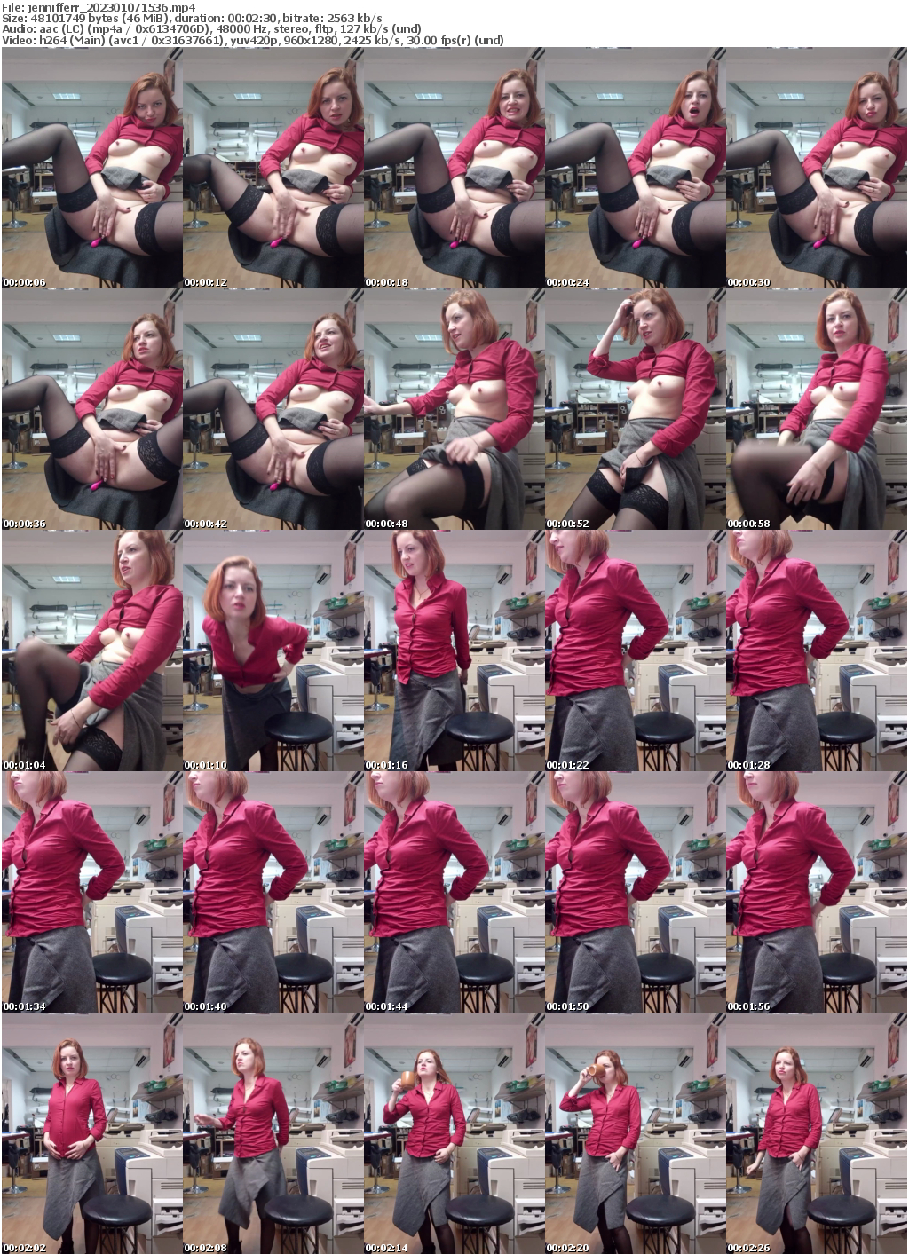 Preview thumb from jennifferr on 2023-01-07 @ bongacams