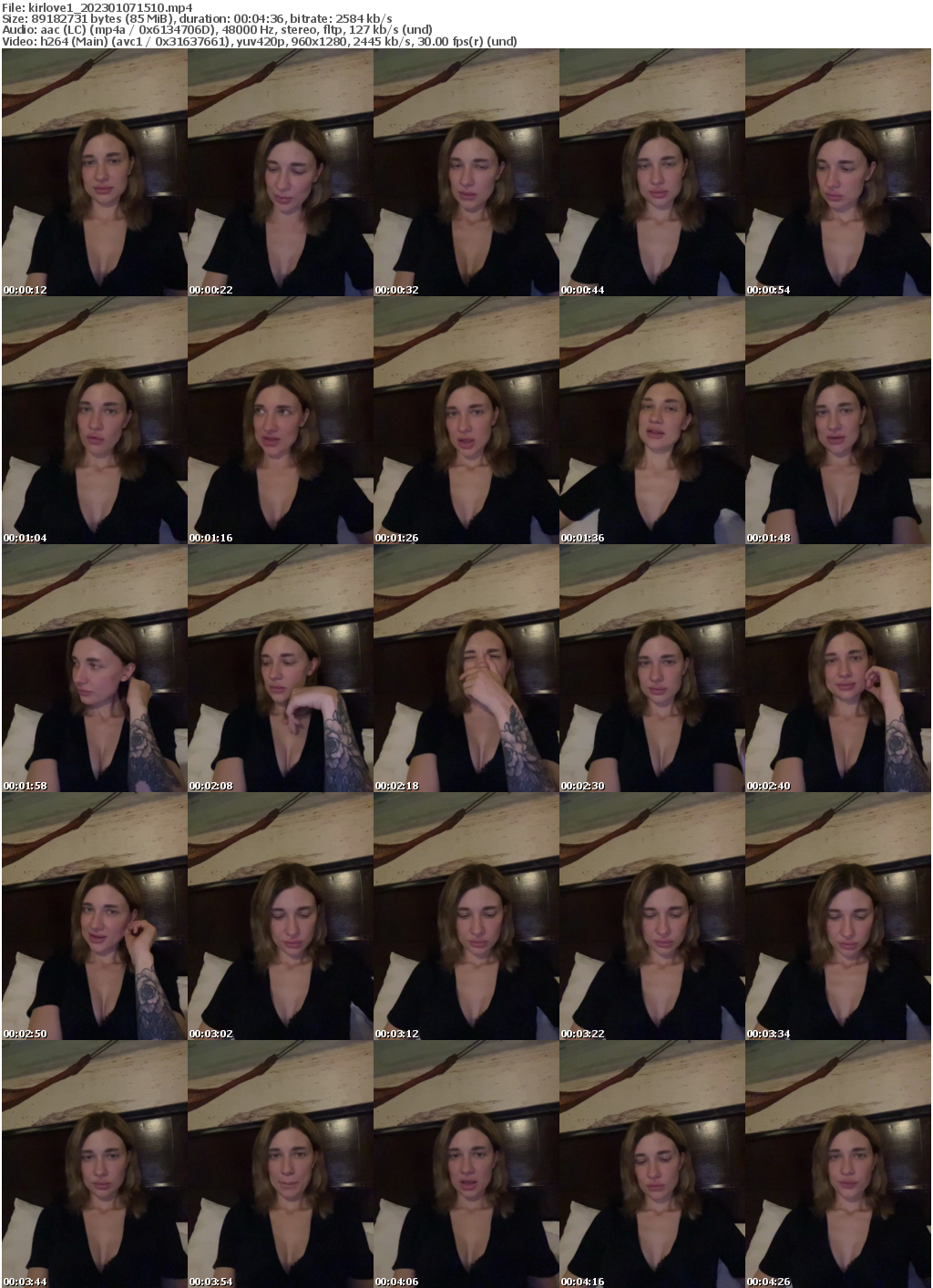 Preview thumb from kirlove1 on 2023-01-07 @ bongacams