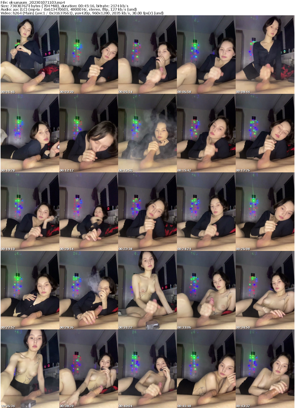 Preview thumb from oksanaum on 2023-01-07 @ bongacams