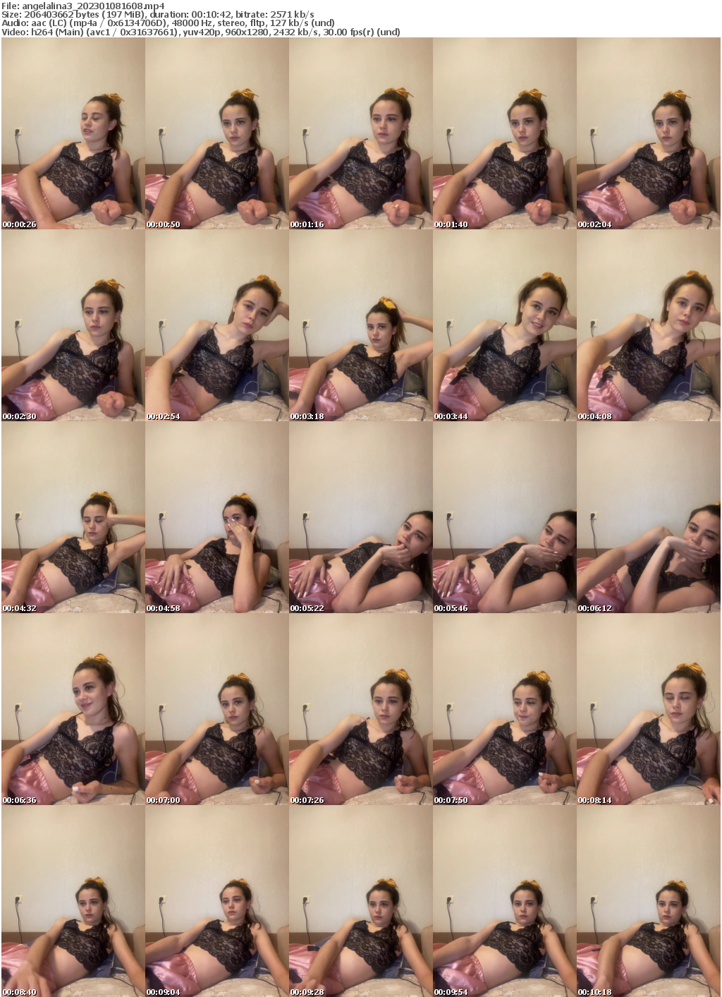 Preview thumb from angelalina3 on 2023-01-08 @ bongacams