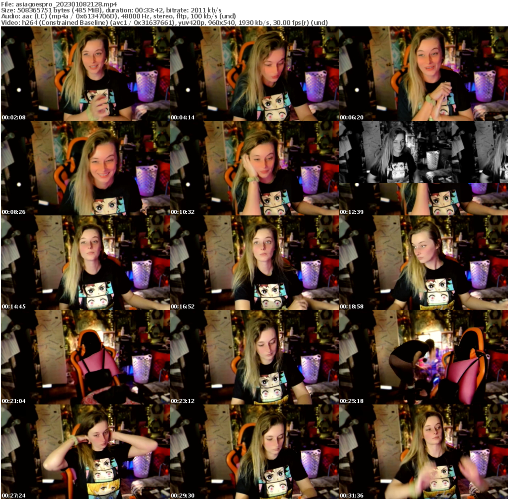 Preview thumb from asiagoespro on 2023-01-08 @ bongacams