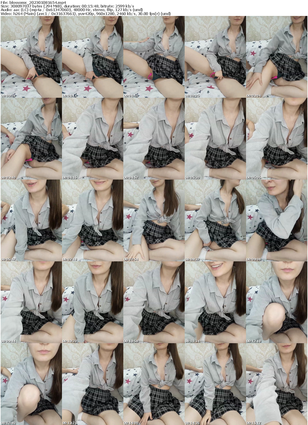 Preview thumb from blossomx on 2023-01-08 @ bongacams