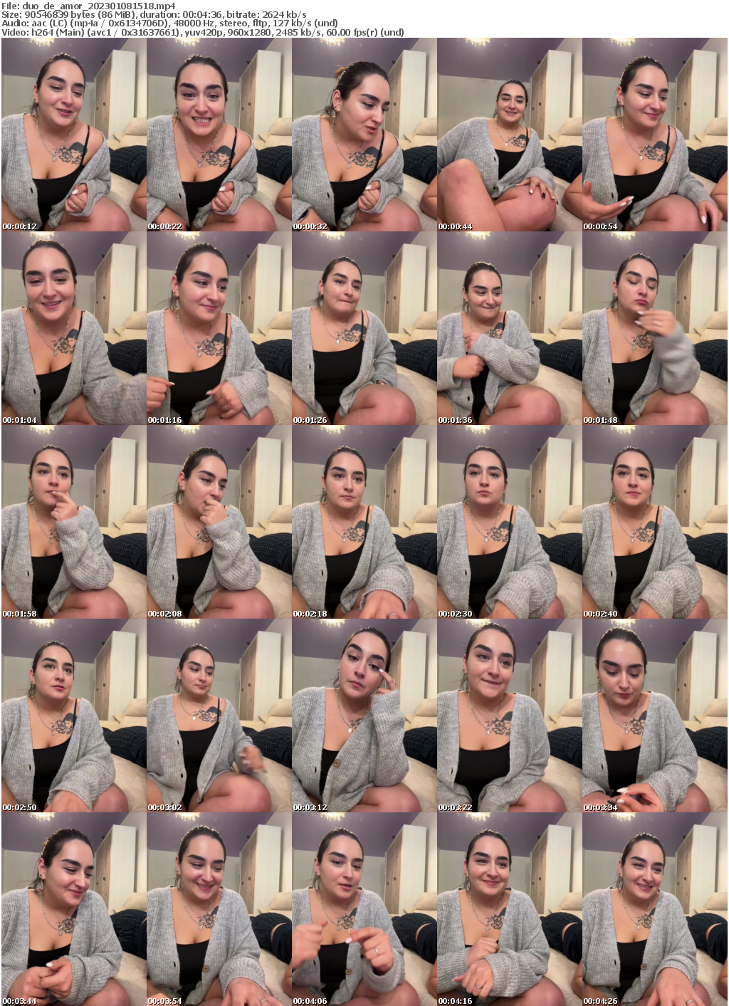 Preview thumb from duo_de_amor on 2023-01-08 @ bongacams