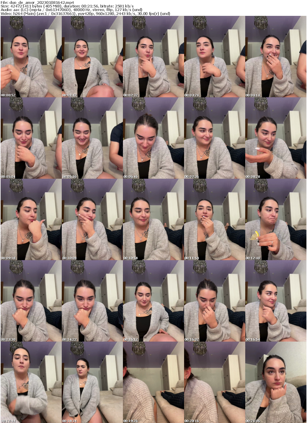 Preview thumb from duo_de_amor on 2023-01-08 @ bongacams