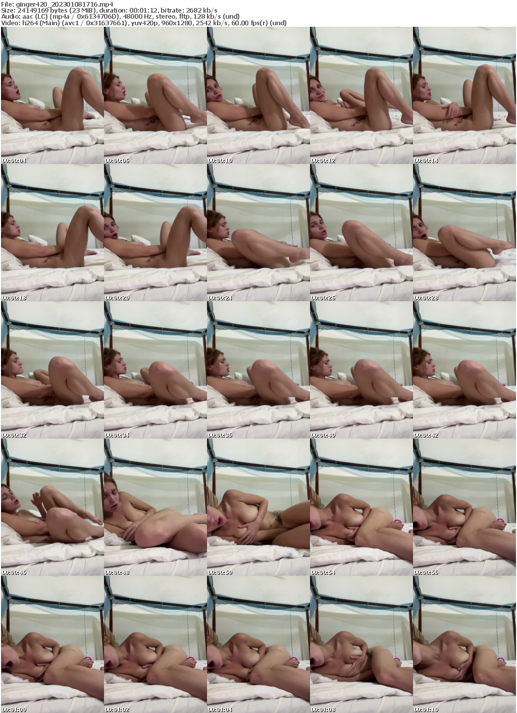 Preview thumb from ginger420 on 2023-01-08 @ bongacams