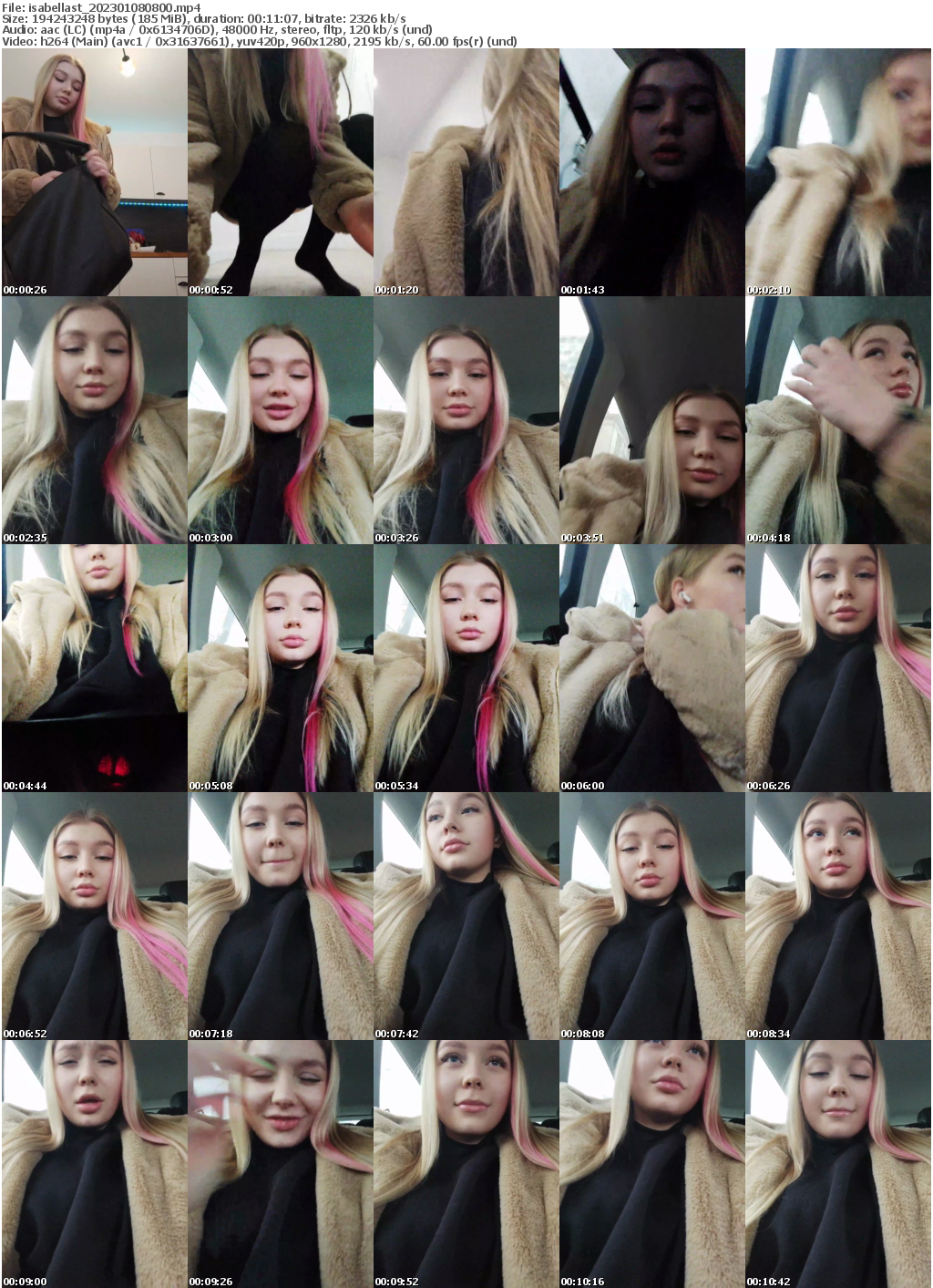 Preview thumb from isabellast on 2023-01-08 @ bongacams