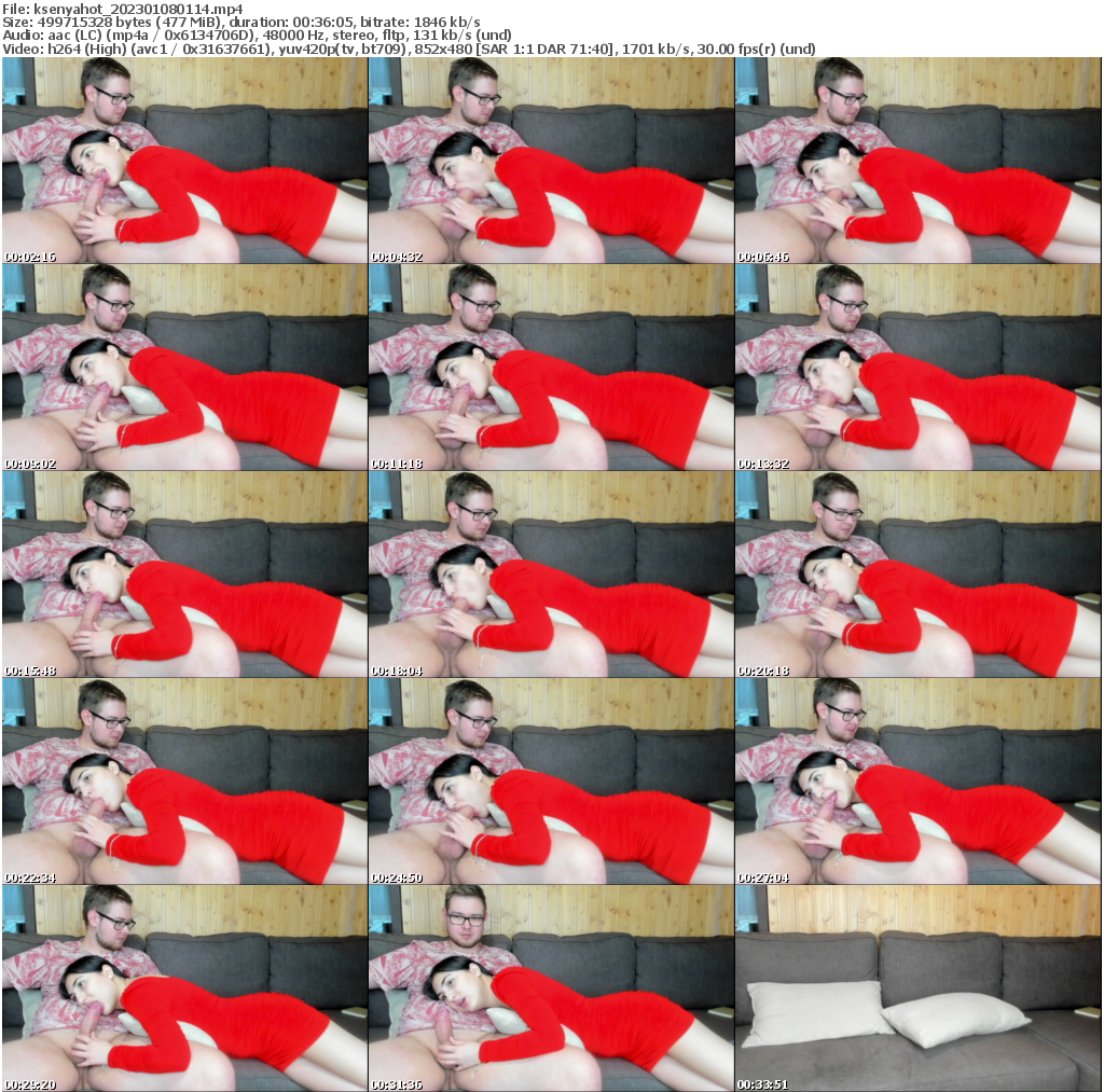 Preview thumb from ksenyahot on 2023-01-08 @ bongacams