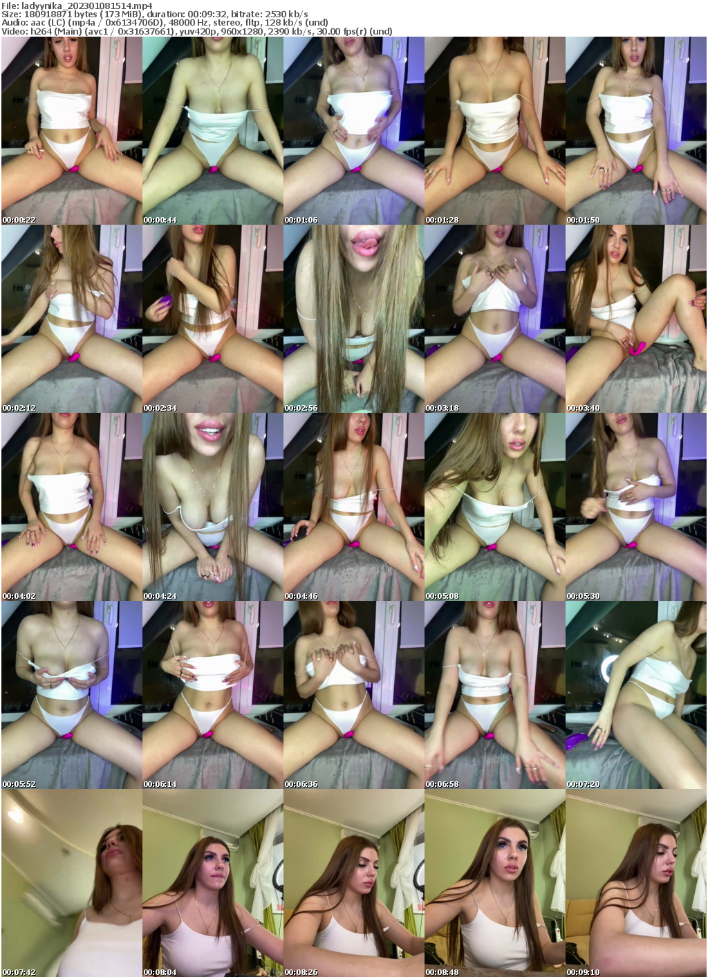 Preview thumb from ladyynika on 2023-01-08 @ bongacams