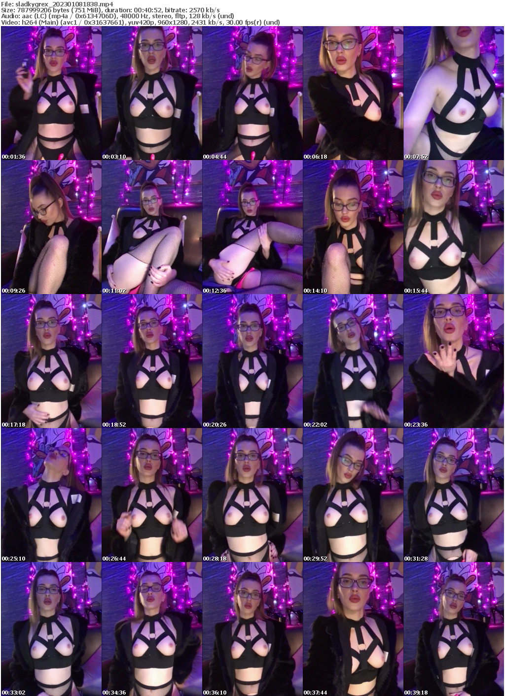 Preview thumb from sladkygrex on 2023-01-08 @ bongacams