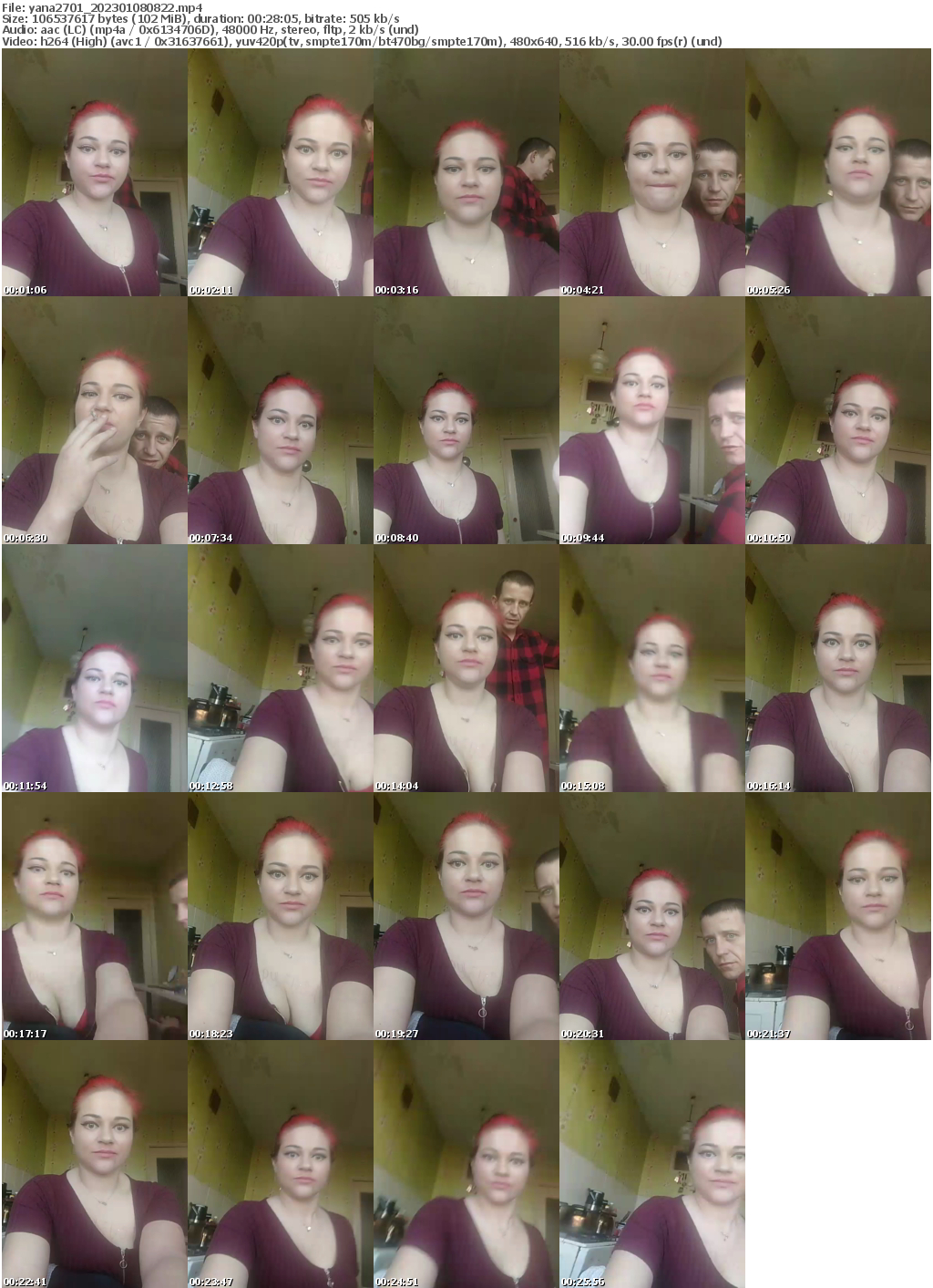 Preview thumb from yana2701 on 2023-01-08 @ bongacams