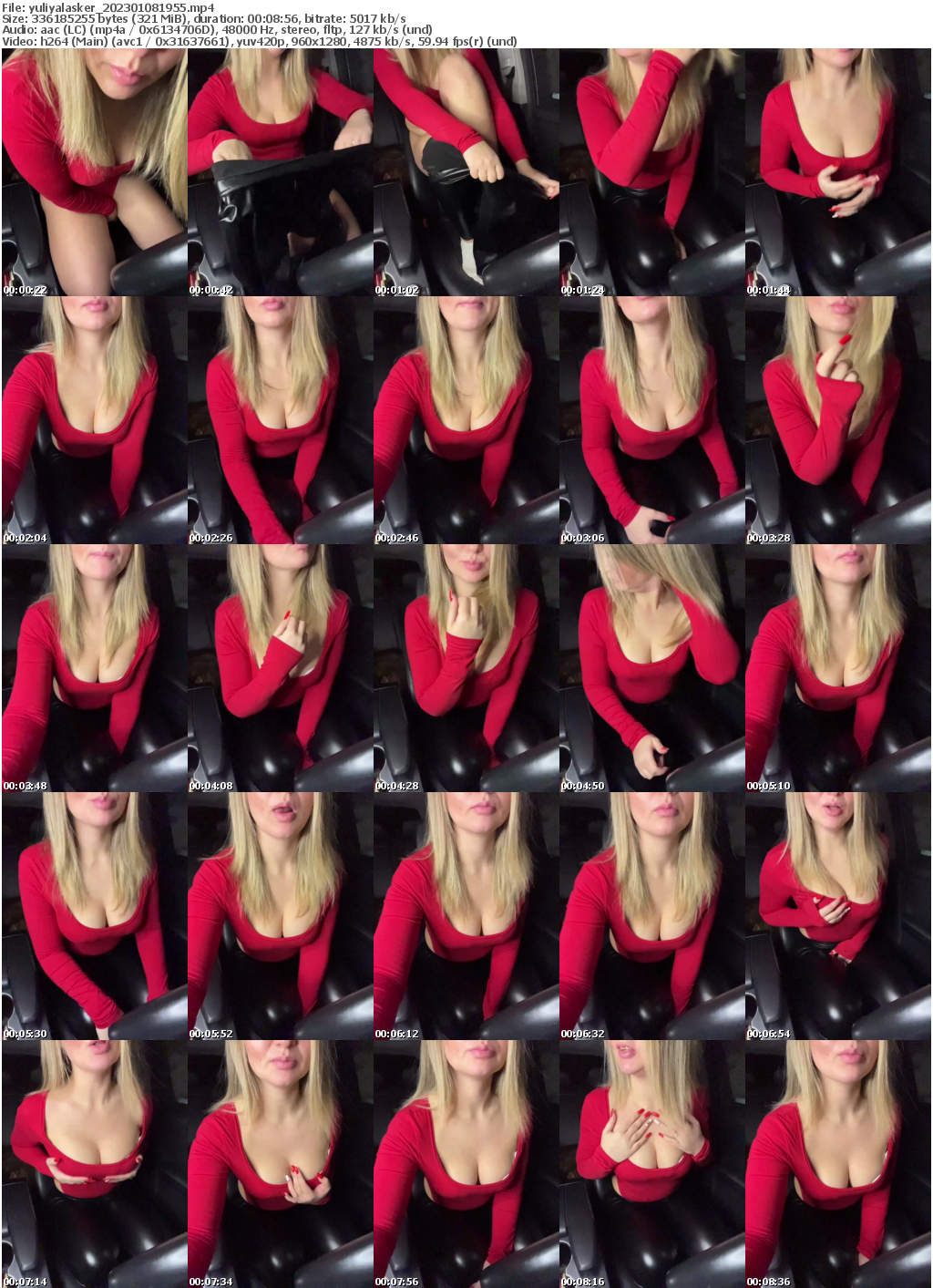 Preview thumb from yuliyalasker on 2023-01-08 @ bongacams