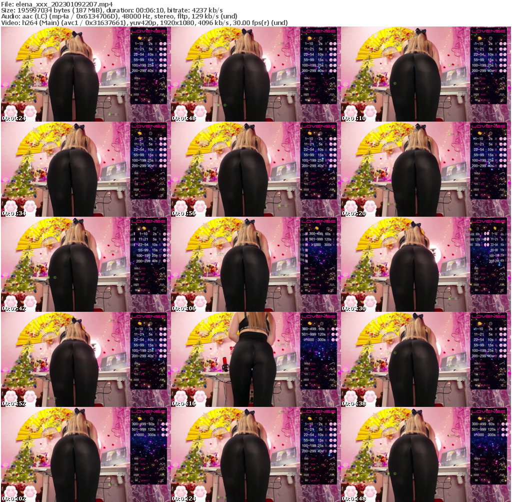 Preview thumb from elena_xxx on 2023-01-09 @ bongacams