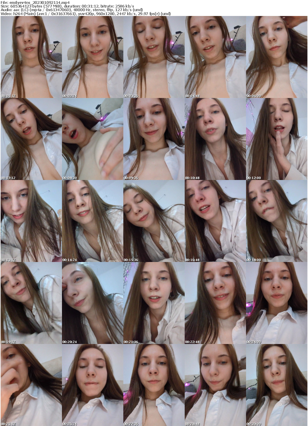 Preview thumb from emilyev4ns on 2023-01-09 @ bongacams