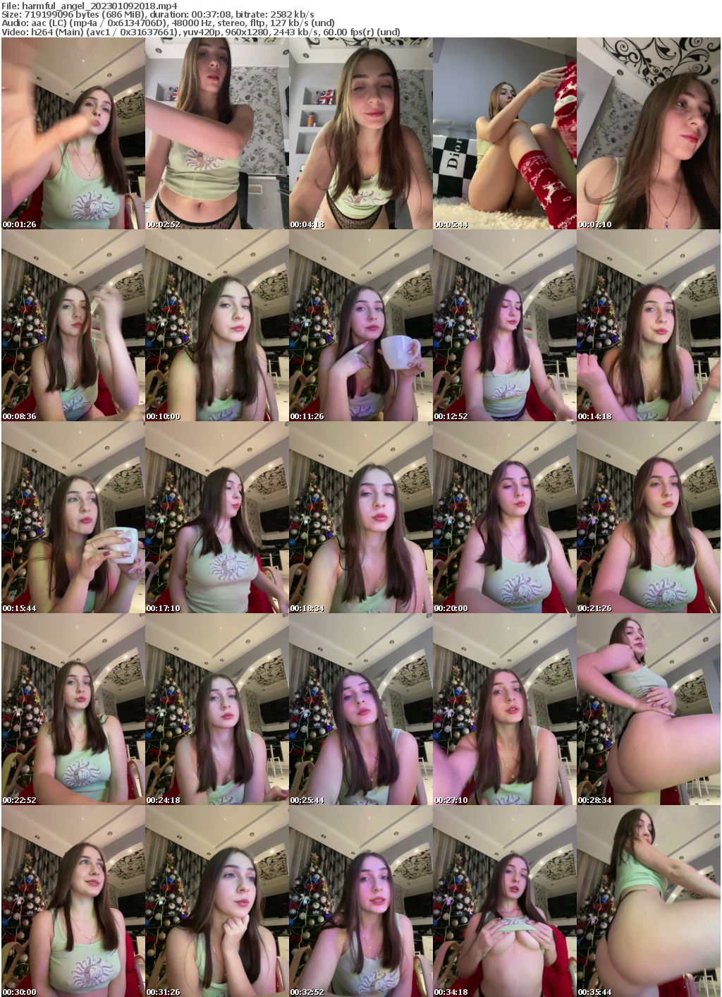 Preview thumb from harmful_angel on 2023-01-09 @ bongacams