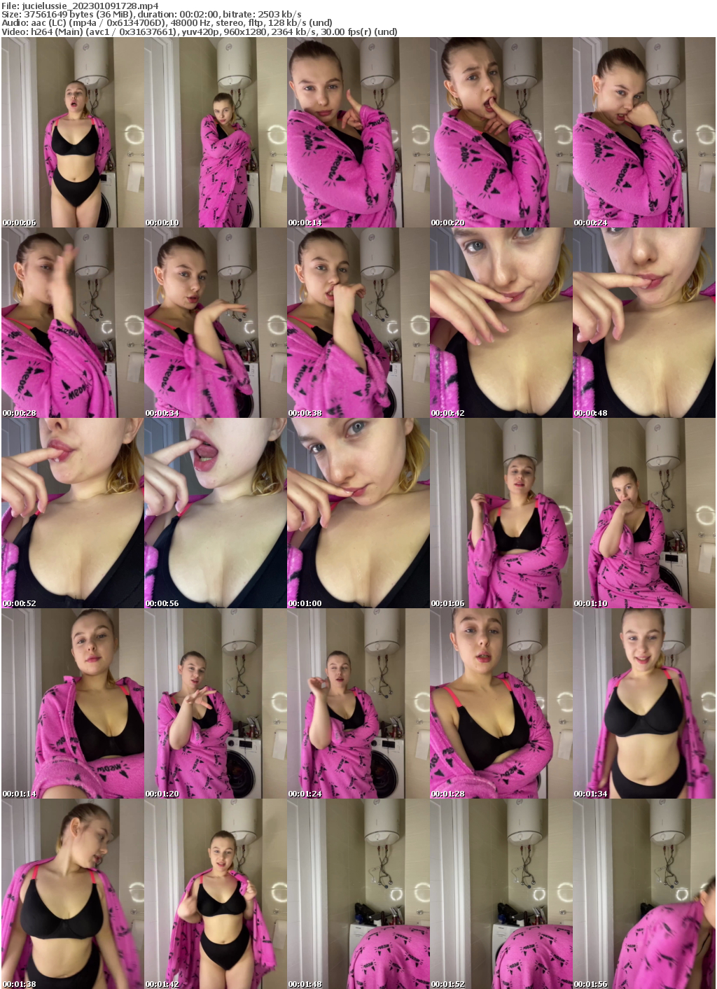 Preview thumb from jucielussie on 2023-01-09 @ bongacams