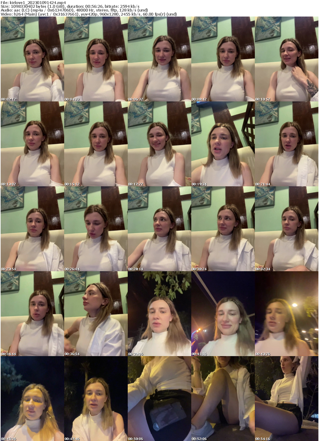 Preview thumb from kirlove1 on 2023-01-09 @ bongacams