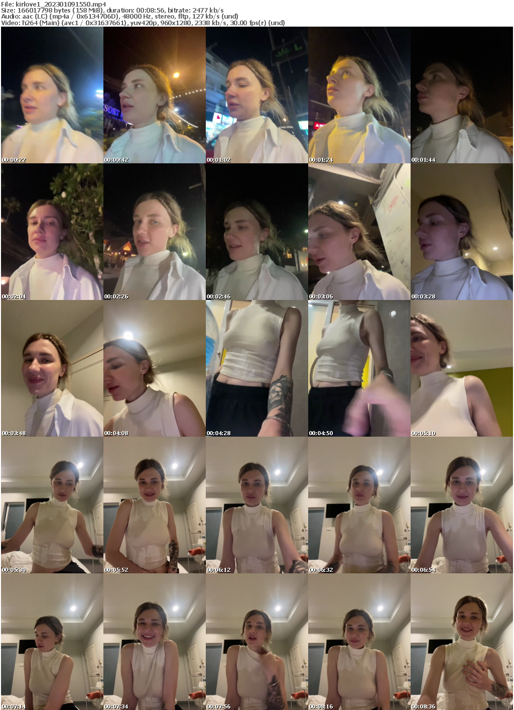 Preview thumb from kirlove1 on 2023-01-09 @ bongacams