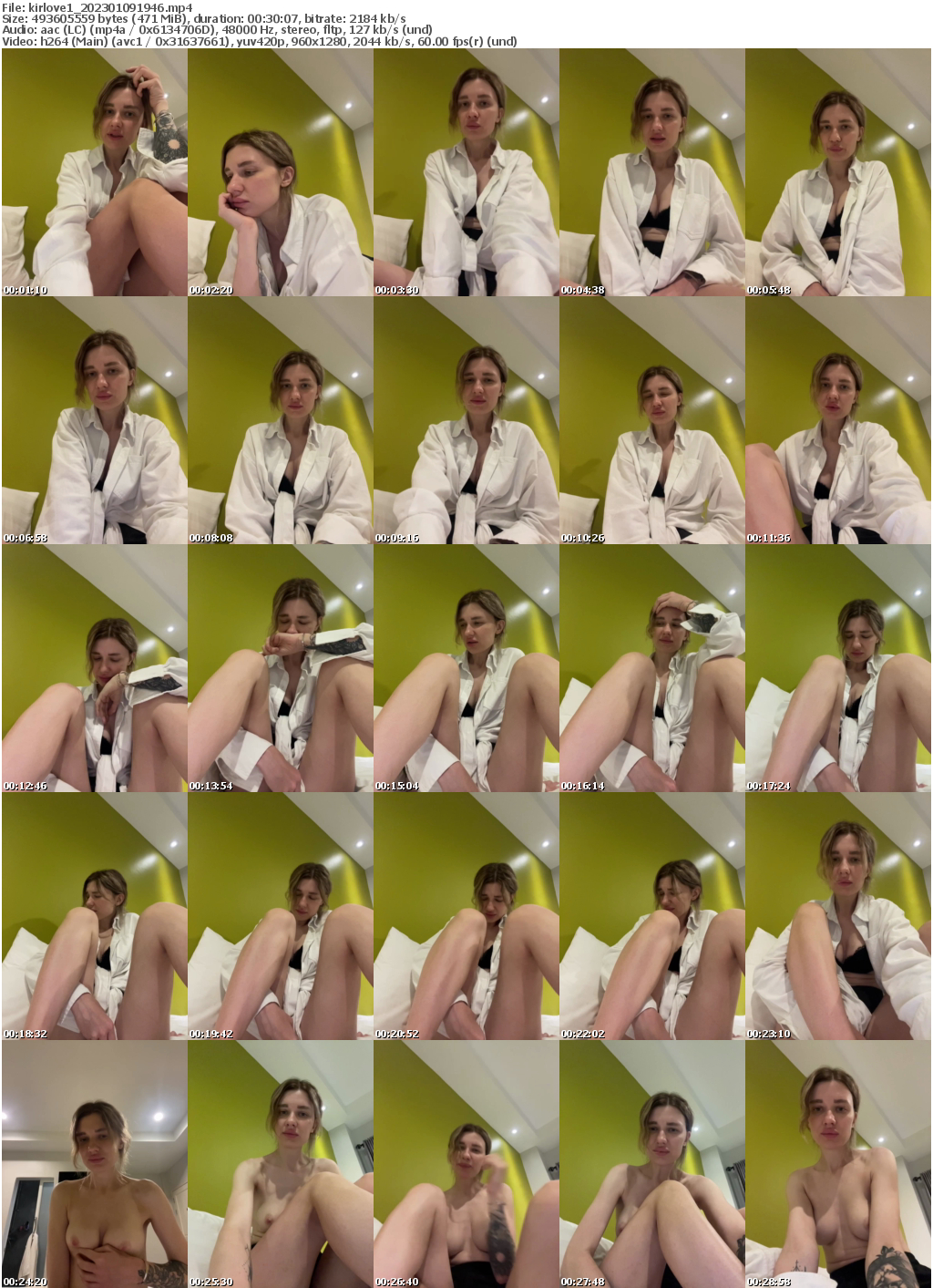 Preview thumb from kirlove1 on 2023-01-09 @ bongacams