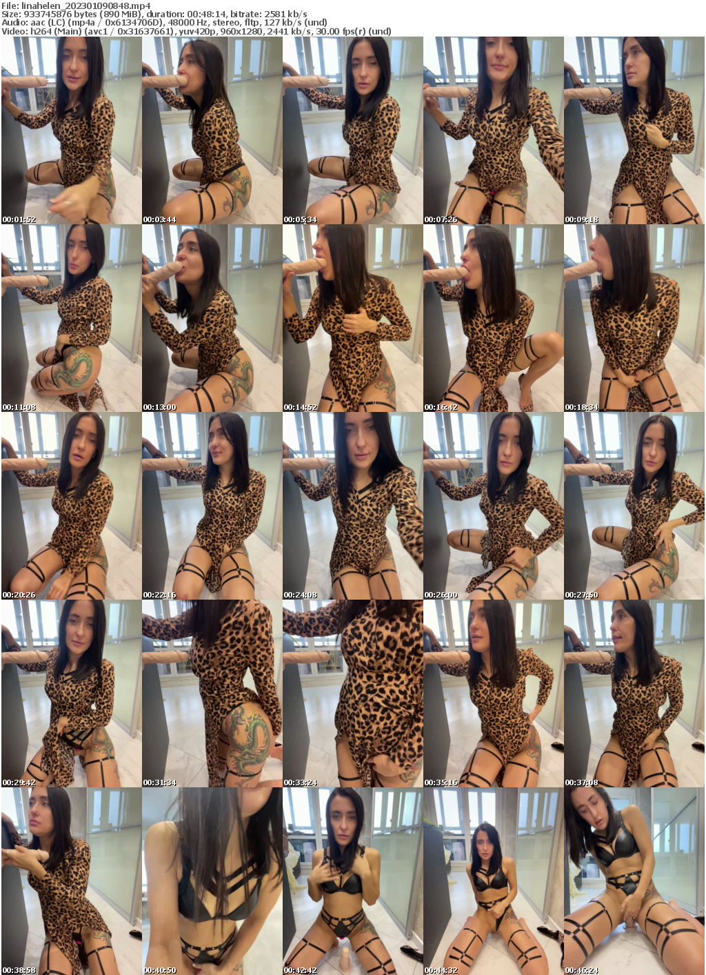 Preview thumb from linahelen on 2023-01-09 @ bongacams