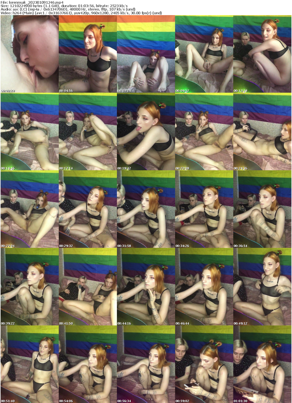 Preview thumb from lorennsak on 2023-01-09 @ bongacams