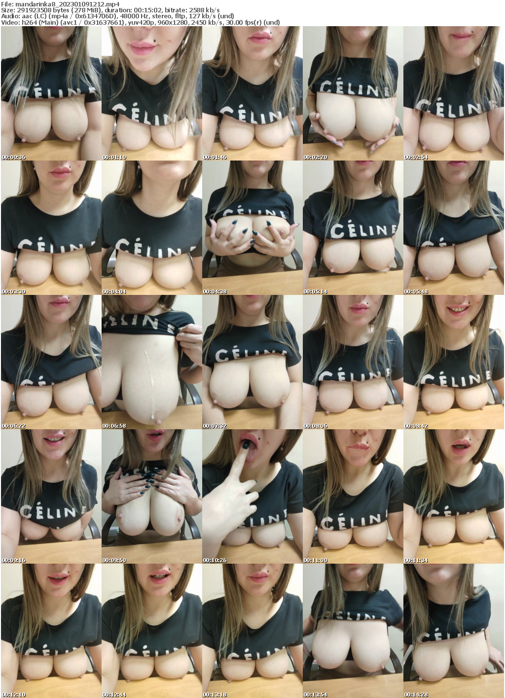 Preview thumb from mandarinka8 on 2023-01-09 @ bongacams