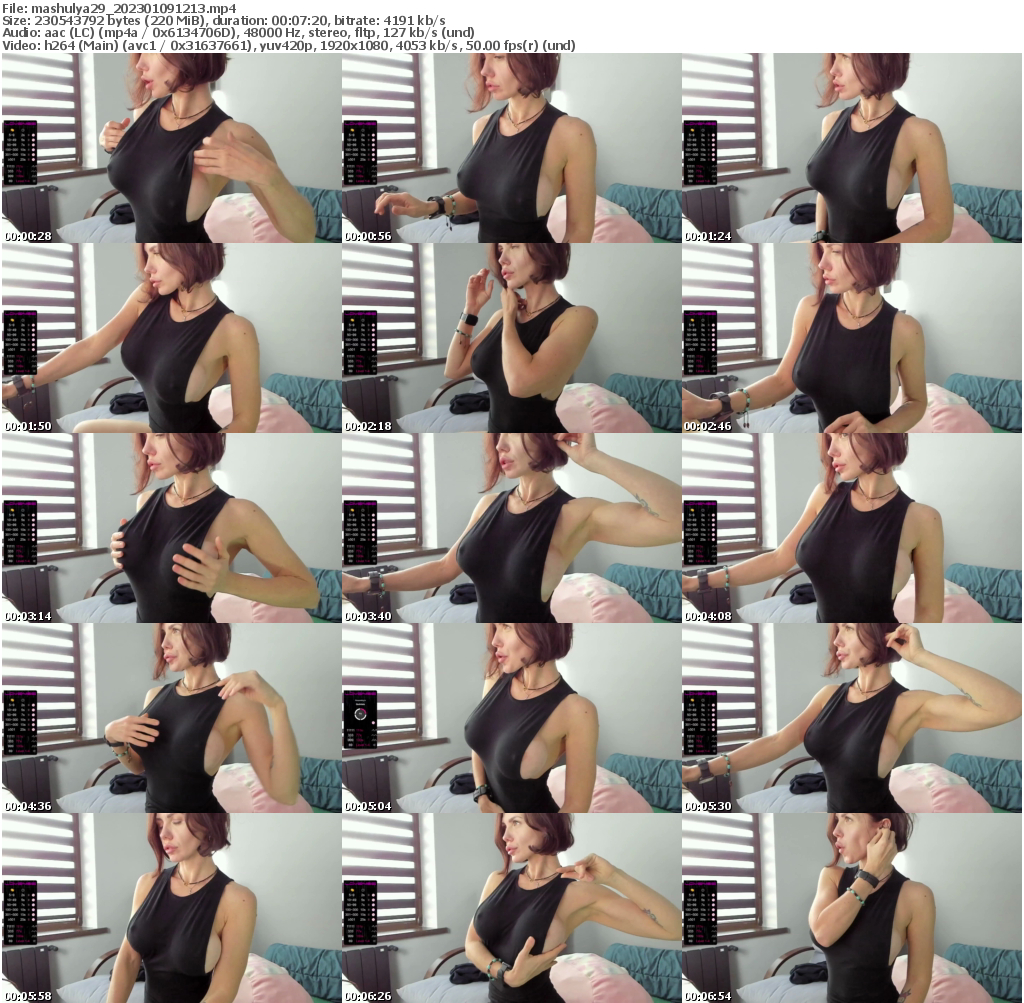 Preview thumb from mashulya29 on 2023-01-09 @ bongacams