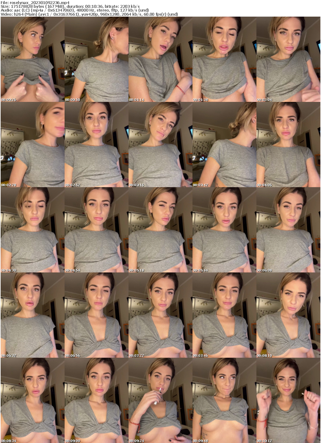 Preview thumb from roselynax on 2023-01-09 @ bongacams