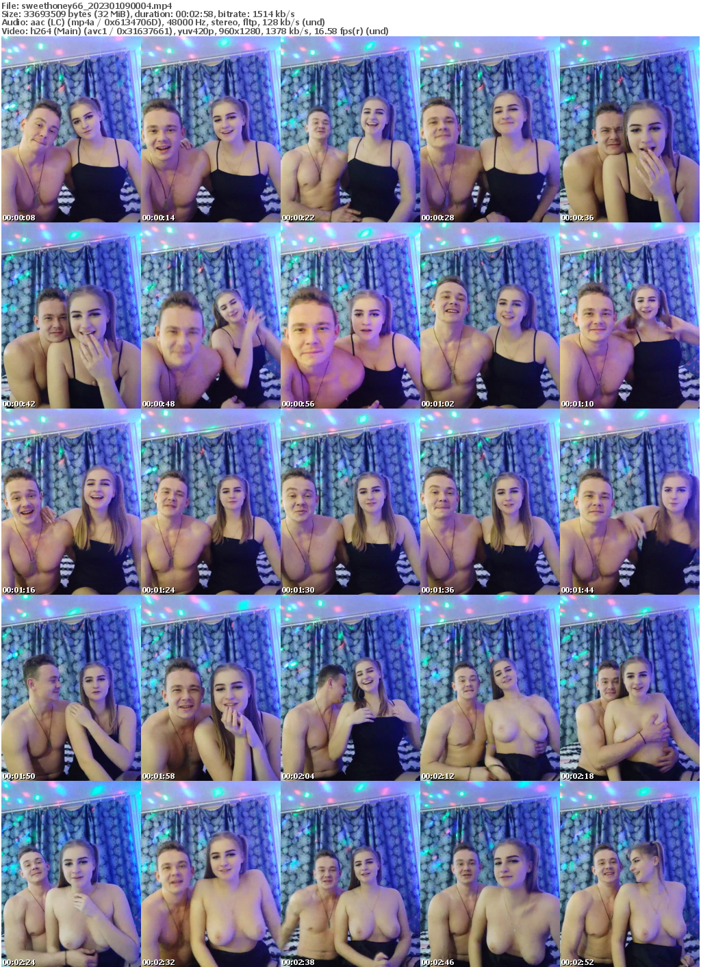 Preview thumb from sweethoney66 on 2023-01-09 @ bongacams