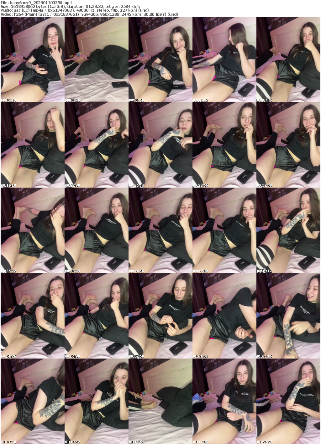 Preview thumb from baby6boy9 on 2023-01-10 @ bongacams