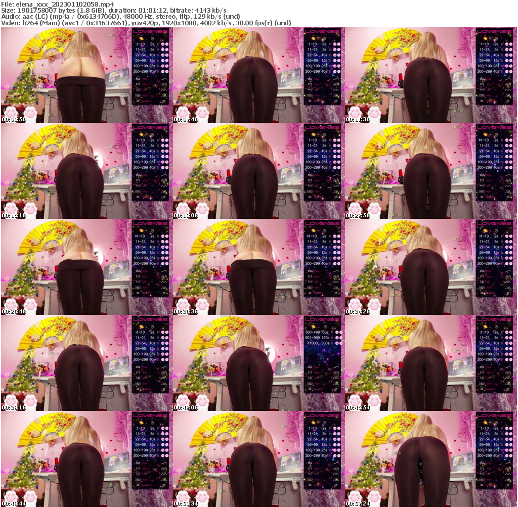 Preview thumb from elena_xxx on 2023-01-10 @ bongacams