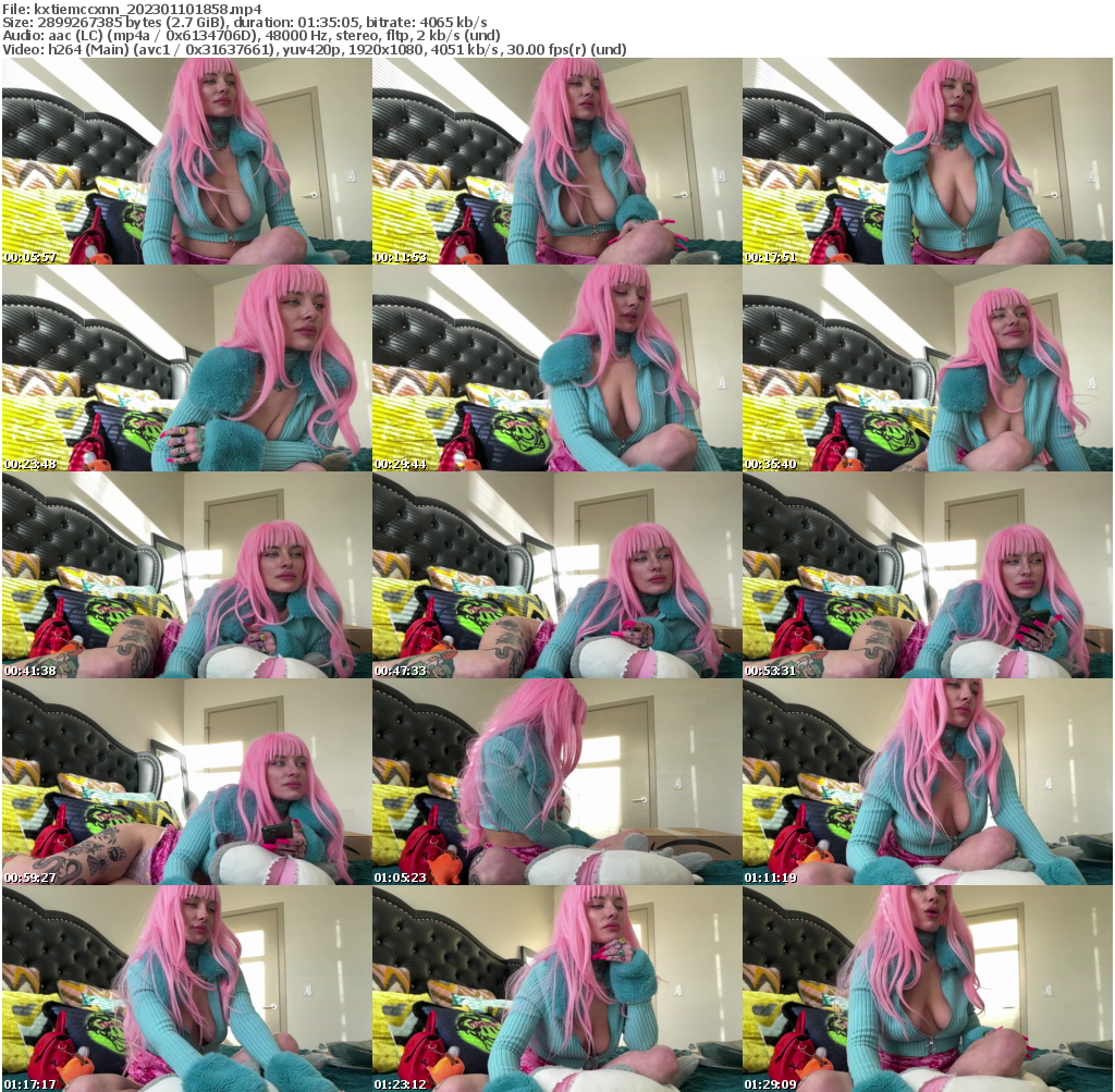 Preview thumb from kxtiemccxnn on 2023-01-10 @ bongacams