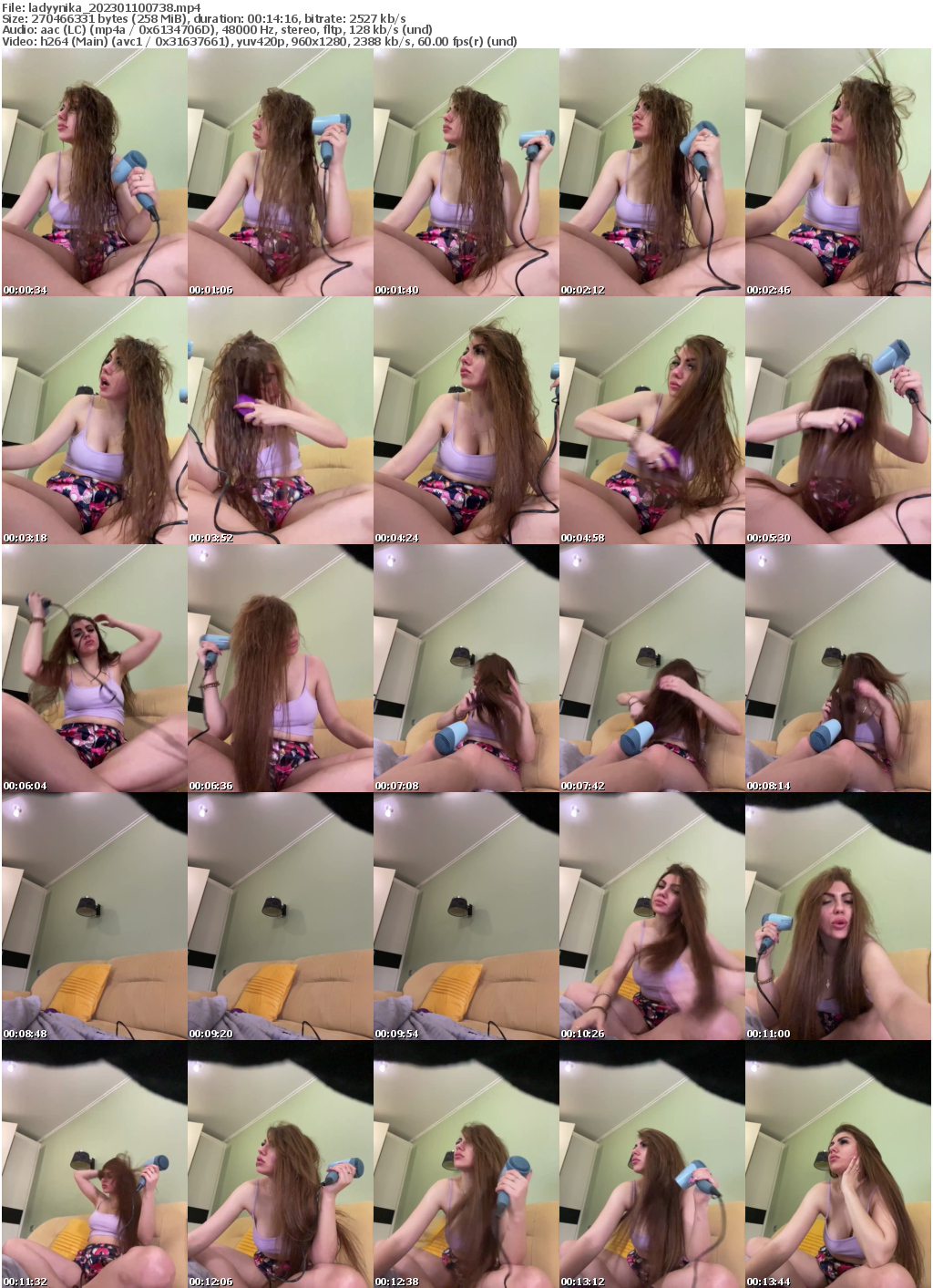 Preview thumb from ladyynika on 2023-01-10 @ bongacams