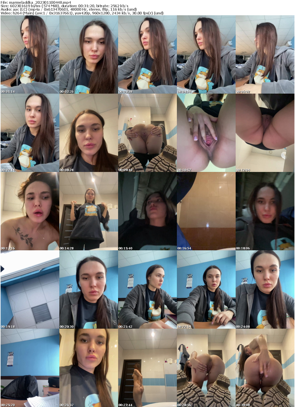 Preview thumb from marmeladdka on 2023-01-10 @ bongacams