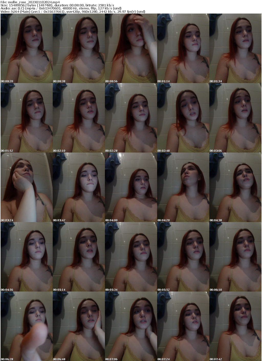 Preview thumb from mollie_rose on 2023-01-10 @ bongacams