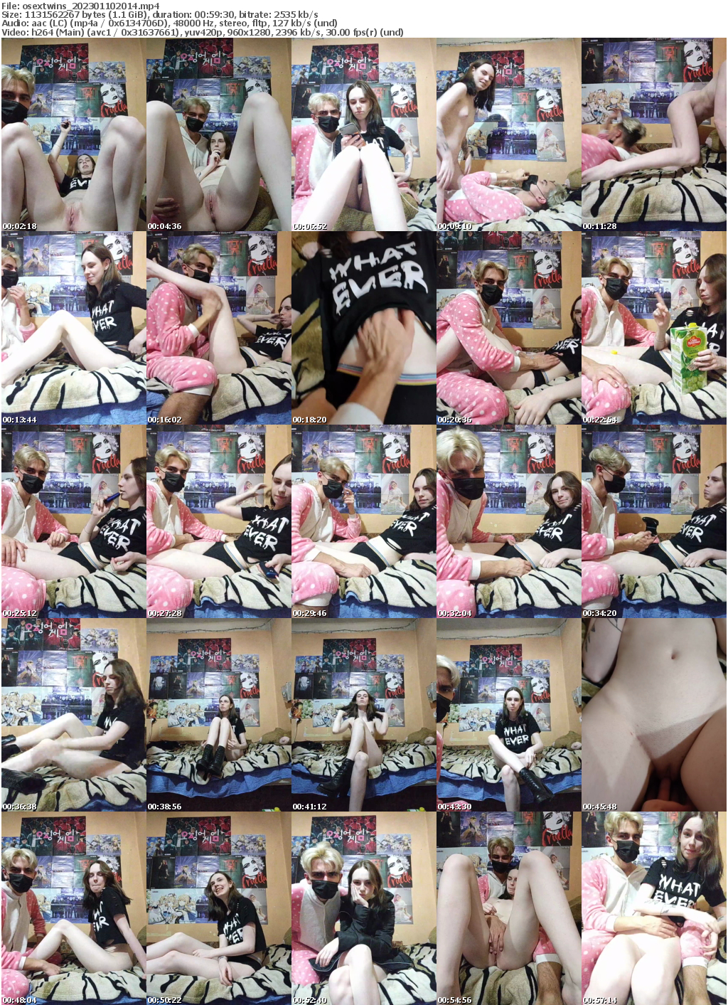 Preview thumb from osextwins on 2023-01-10 @ bongacams