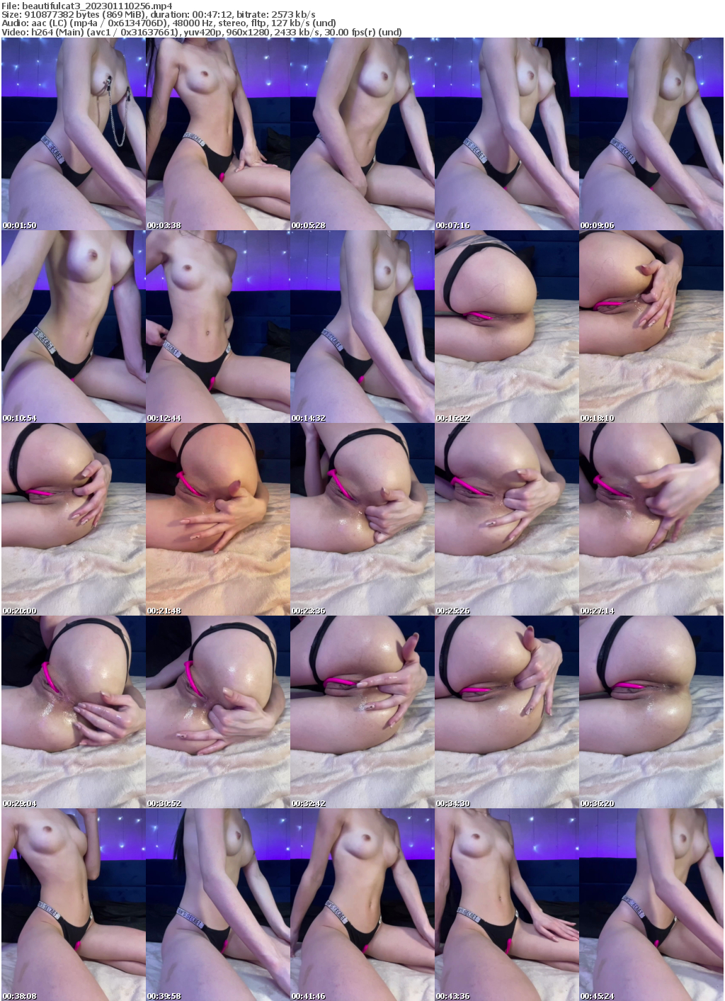 Preview thumb from beautifulcat3 on 2023-01-11 @ bongacams