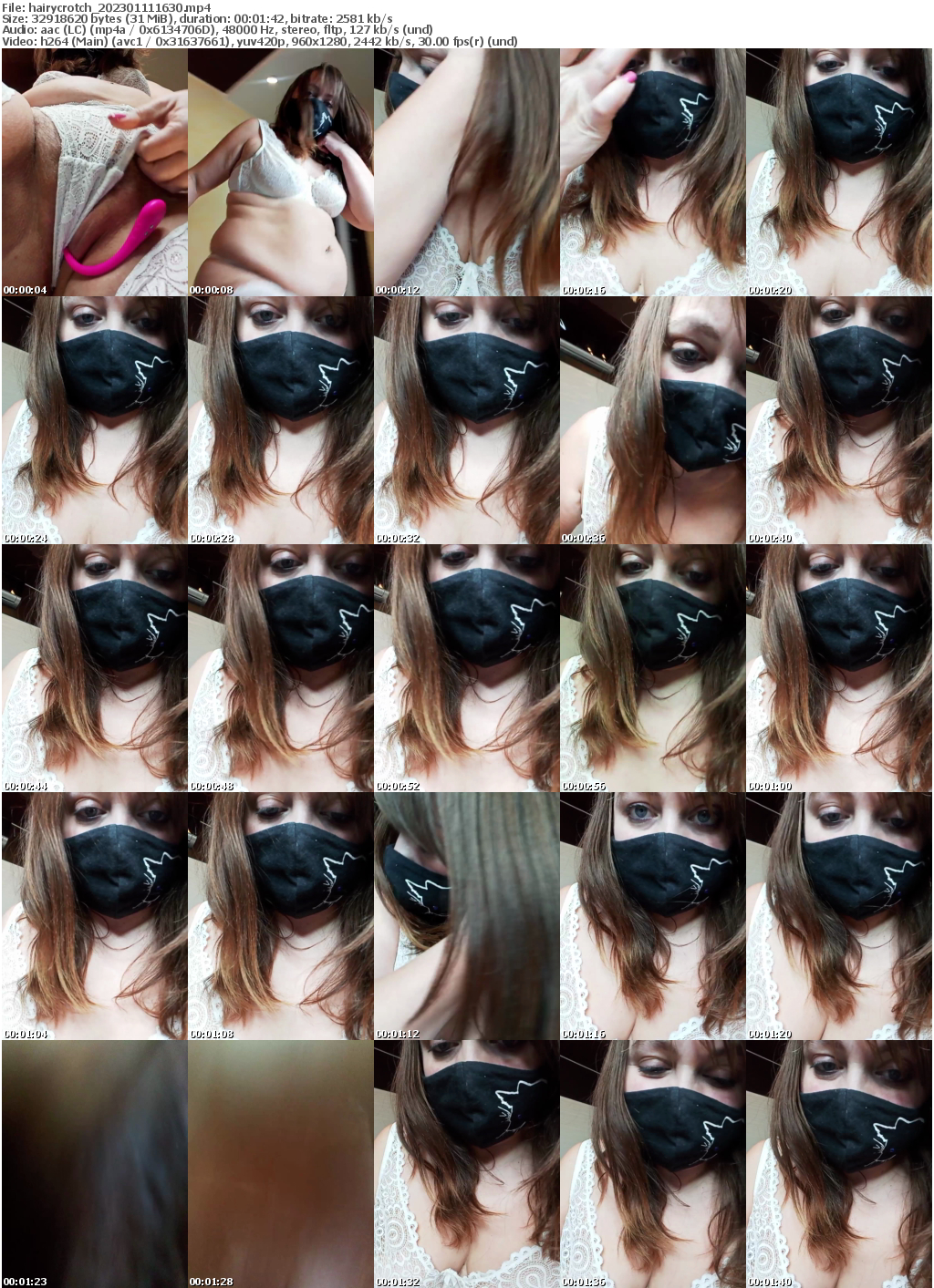 Preview thumb from hairycrotch on 2023-01-11 @ bongacams