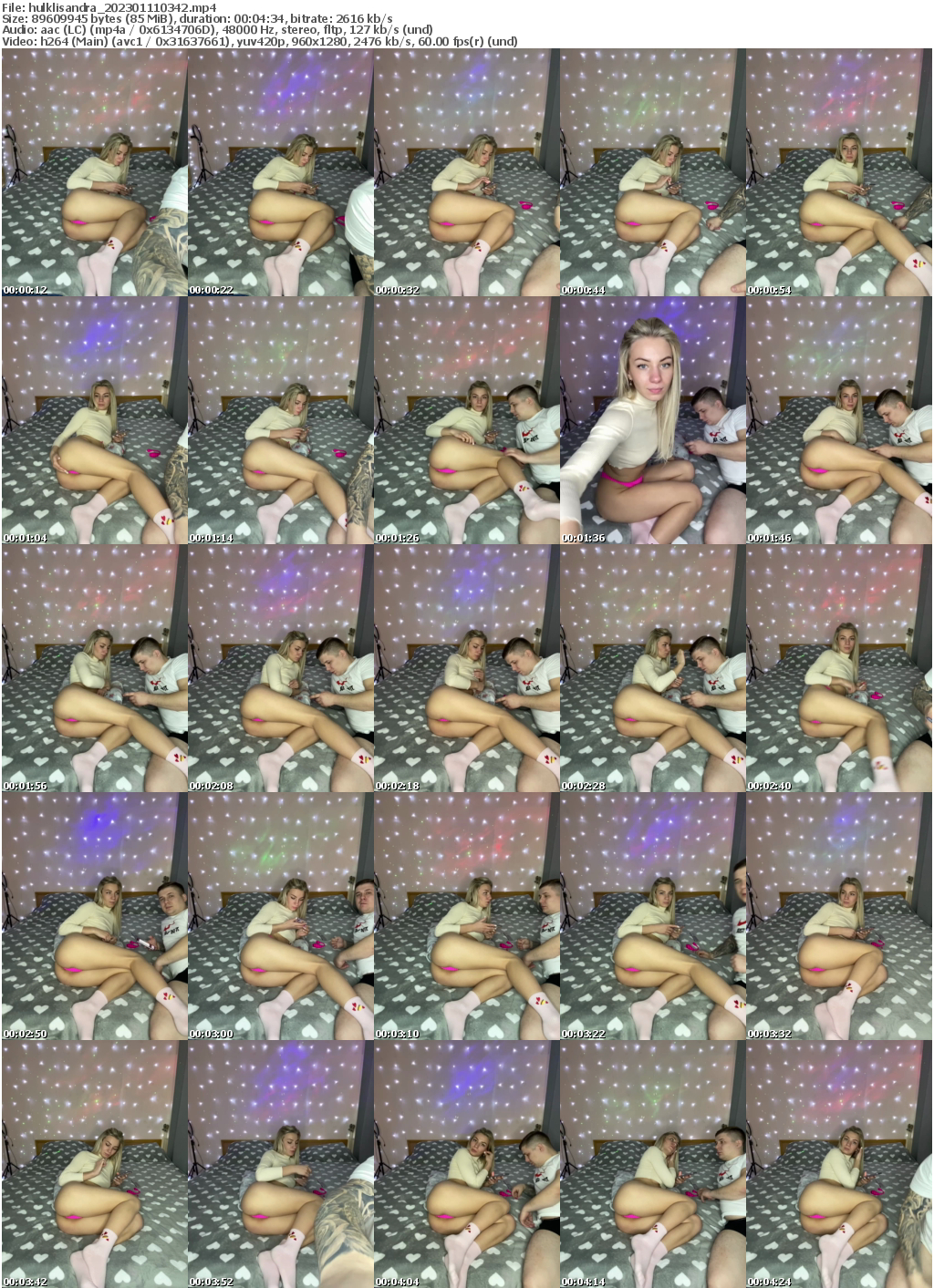 Preview thumb from hulklisandra on 2023-01-11 @ bongacams