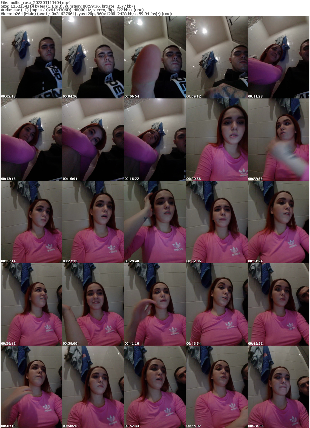 Preview thumb from mollie_rose on 2023-01-11 @ bongacams