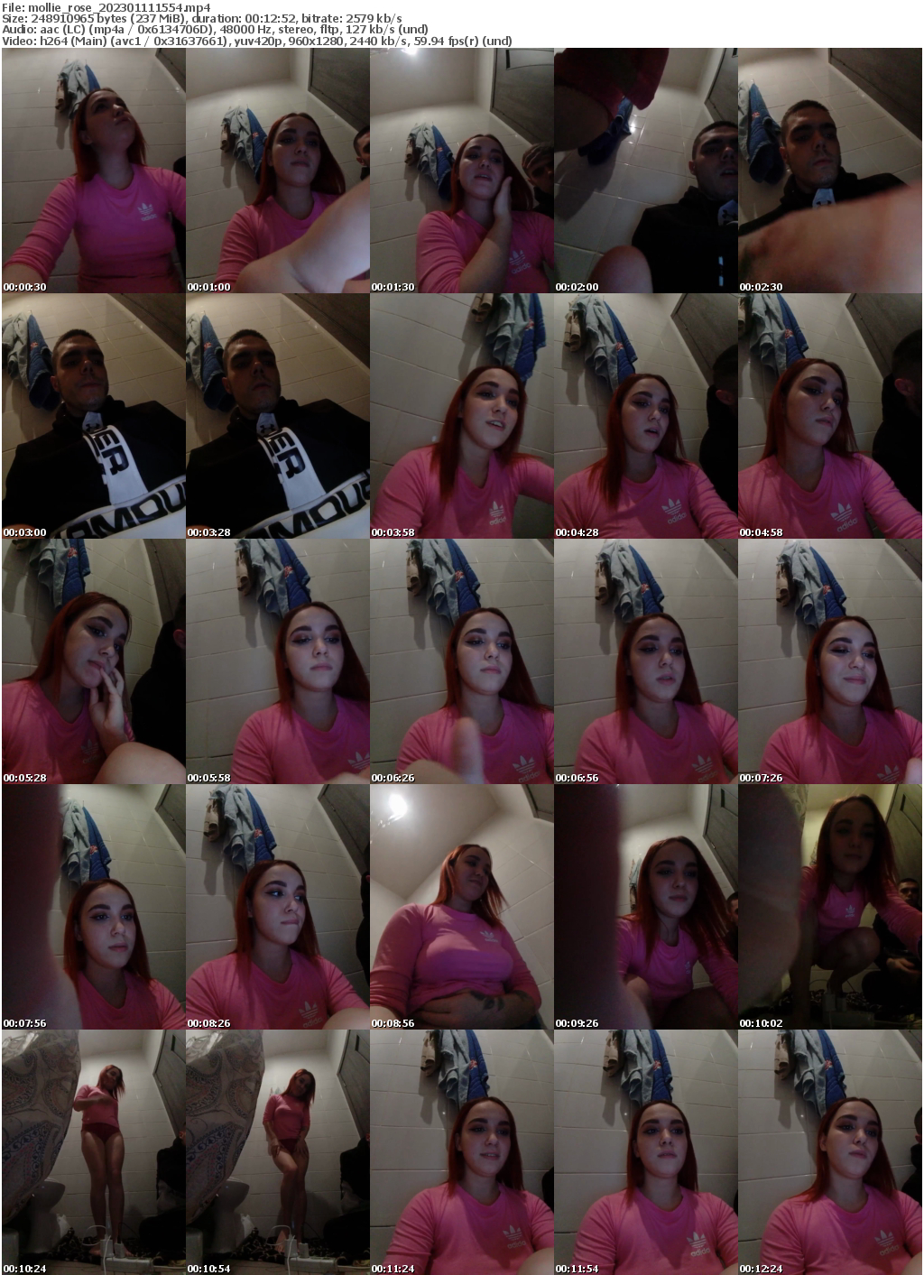 Preview thumb from mollie_rose on 2023-01-11 @ bongacams