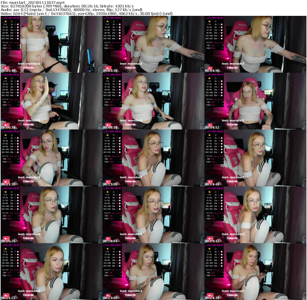 Preview thumb from murstart on 2023-01-11 @ bongacams