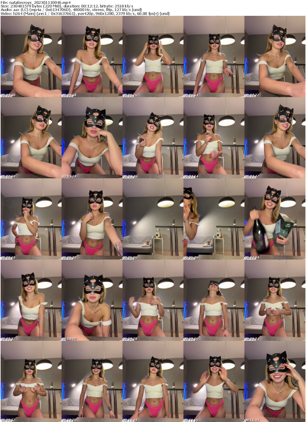 Preview thumb from nataliecroys on 2023-01-11 @ bongacams