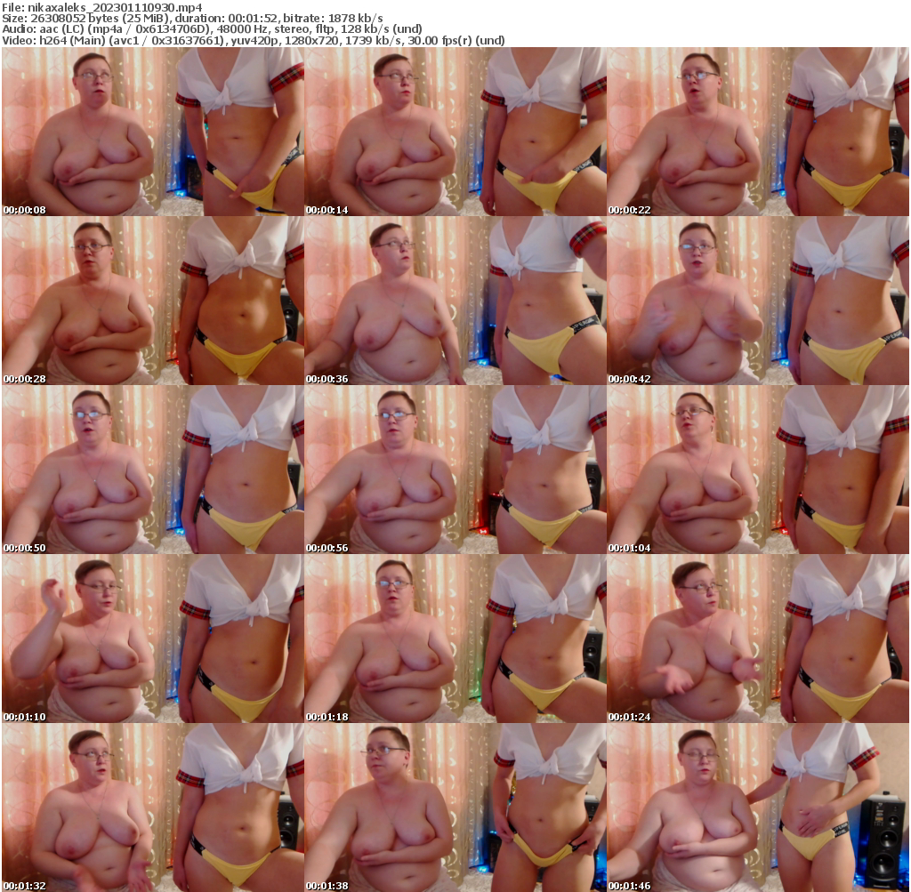 Preview thumb from nikaxaleks on 2023-01-11 @ bongacams