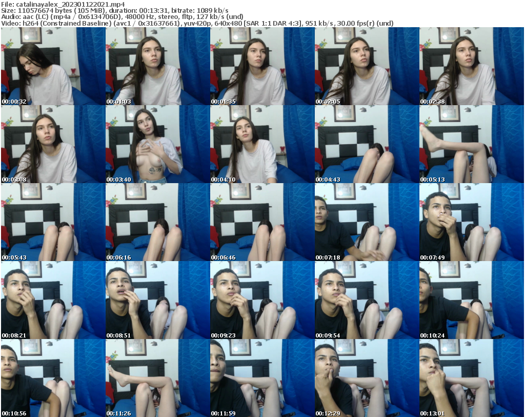 Preview thumb from catalinayalex on 2023-01-12 @ bongacams