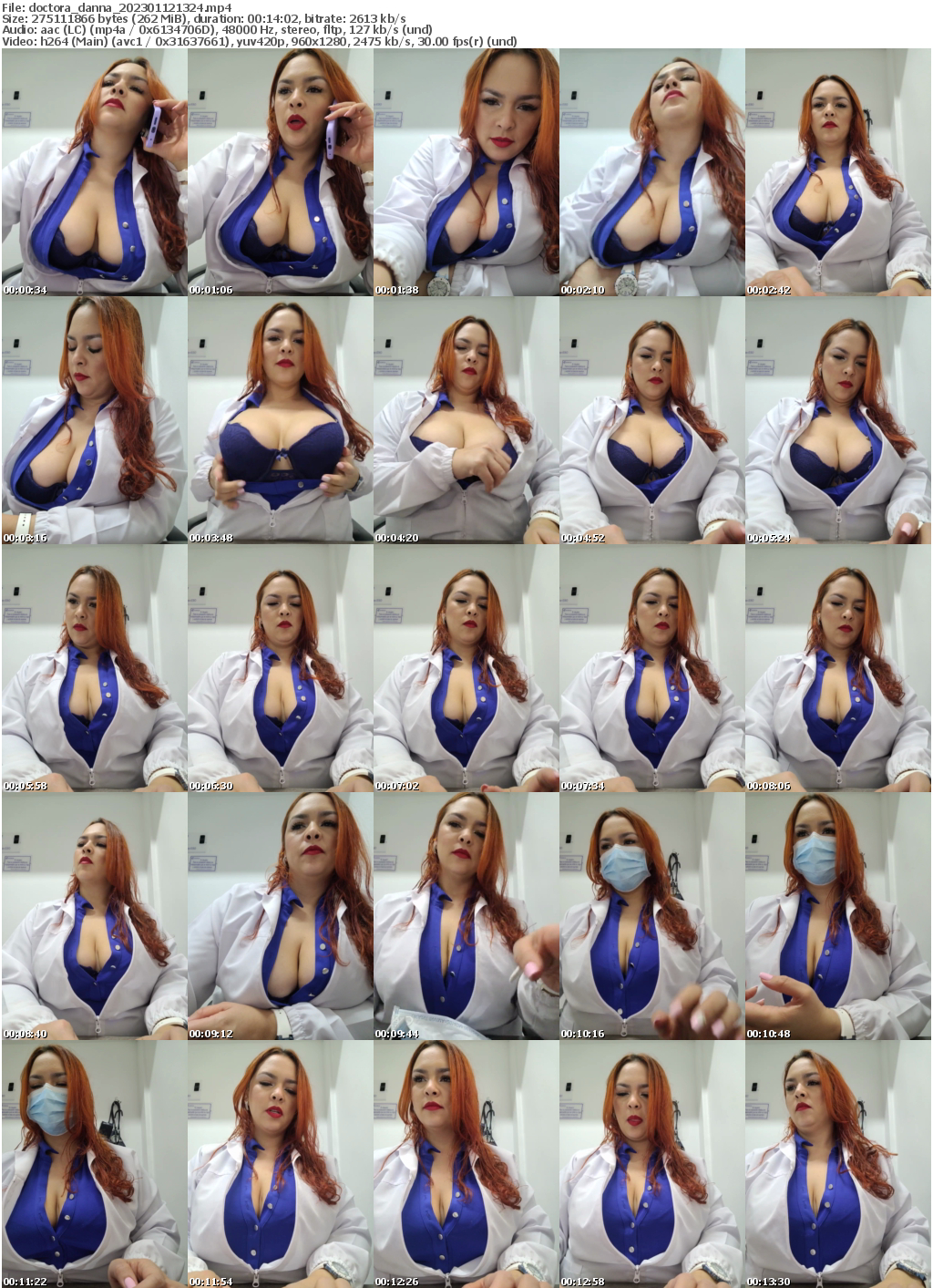 Preview thumb from doctora_danna on 2023-01-12 @ bongacams